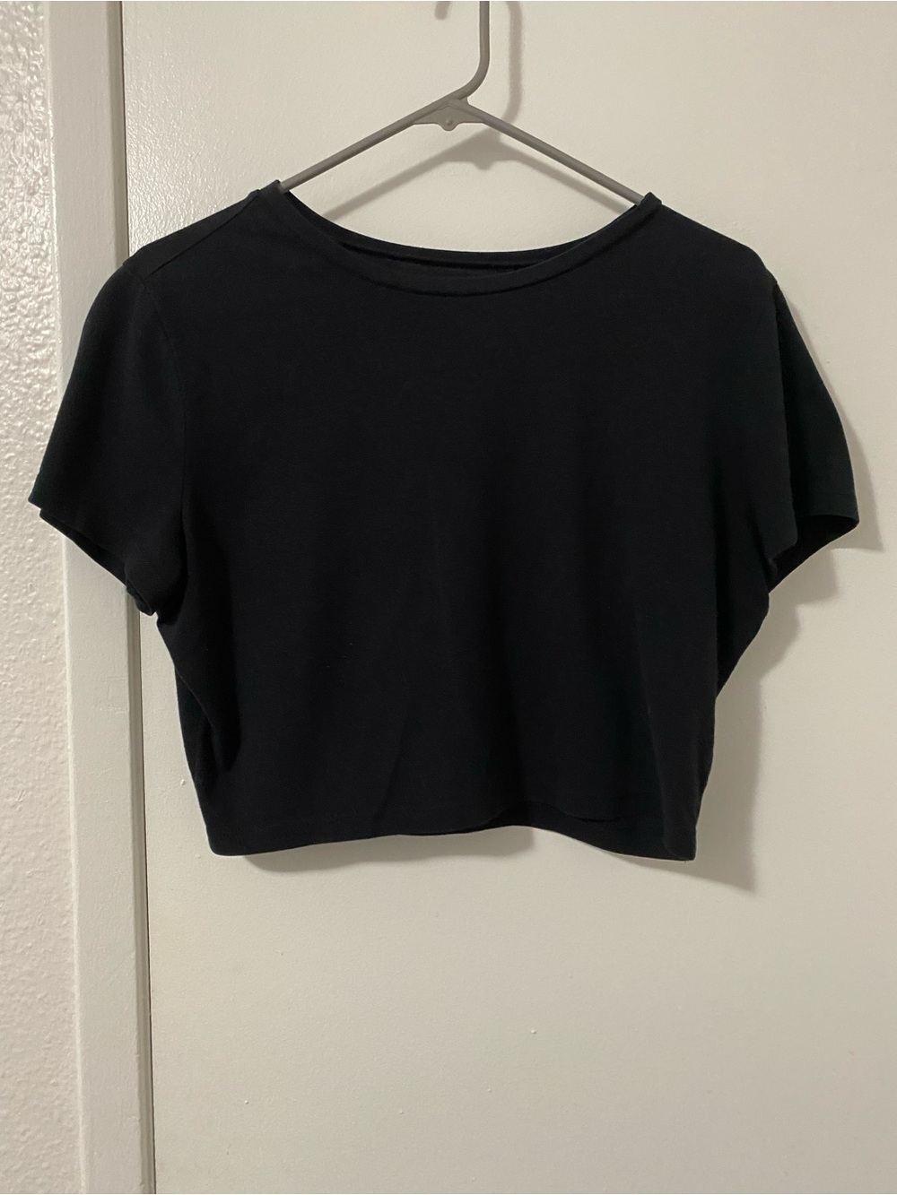 wild fable black crop top